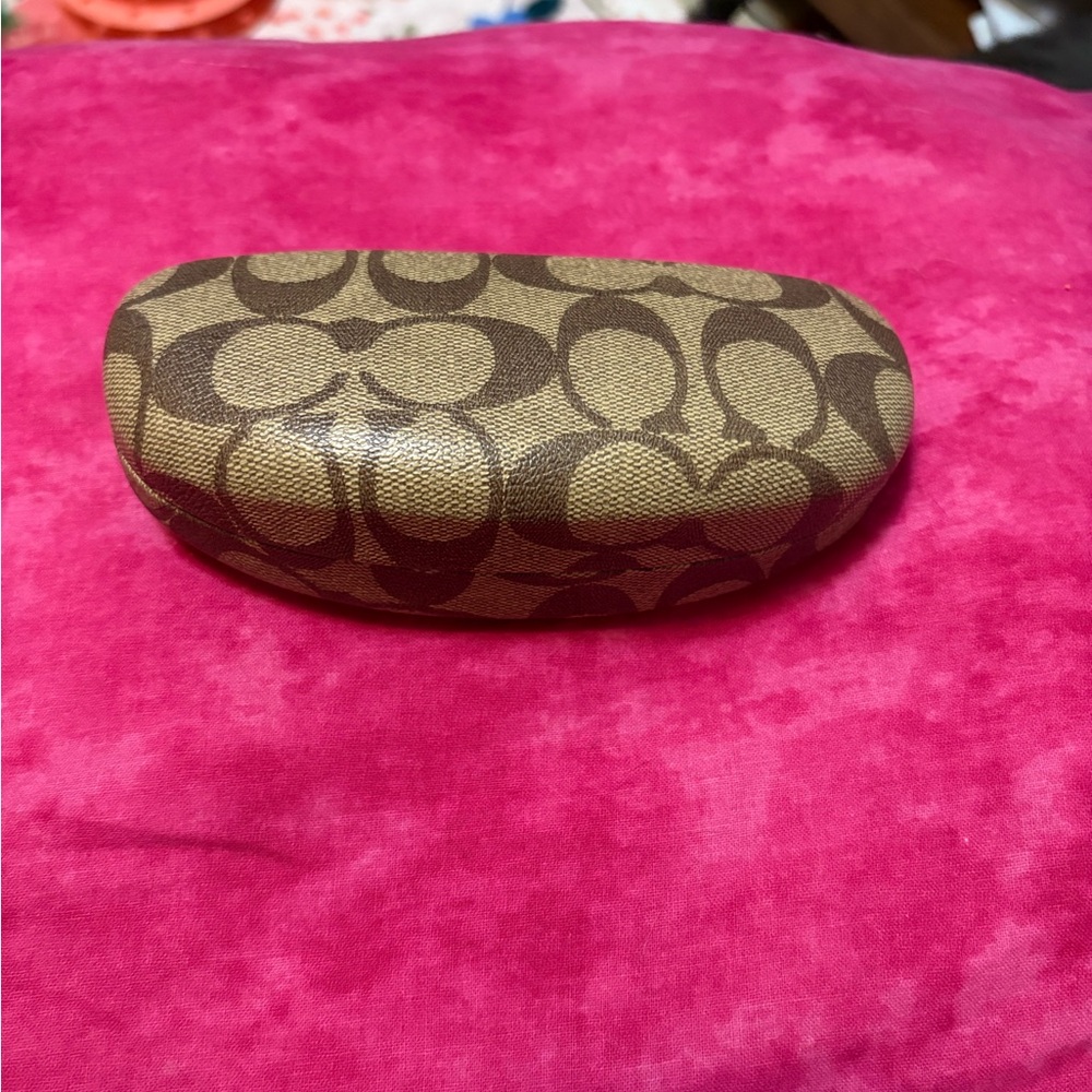 Coach Glasses Case - Classic C Pattern